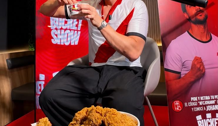 KFC REVOLUCIONA SU EXPERIENCIA DIGITAL CON "EL BUCKET SHOW" Y LLEVA EL CONCEPTO DEL "DIPEO" A OTRO NIVEL JUNTO A JOHANN VERA.